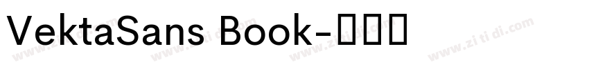 VektaSans Book字体转换